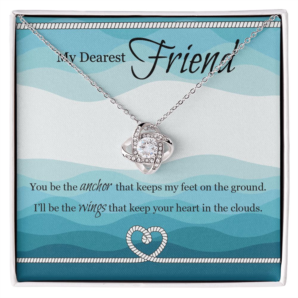 My Dearest Friend Love Knot Necklace - KDadorn