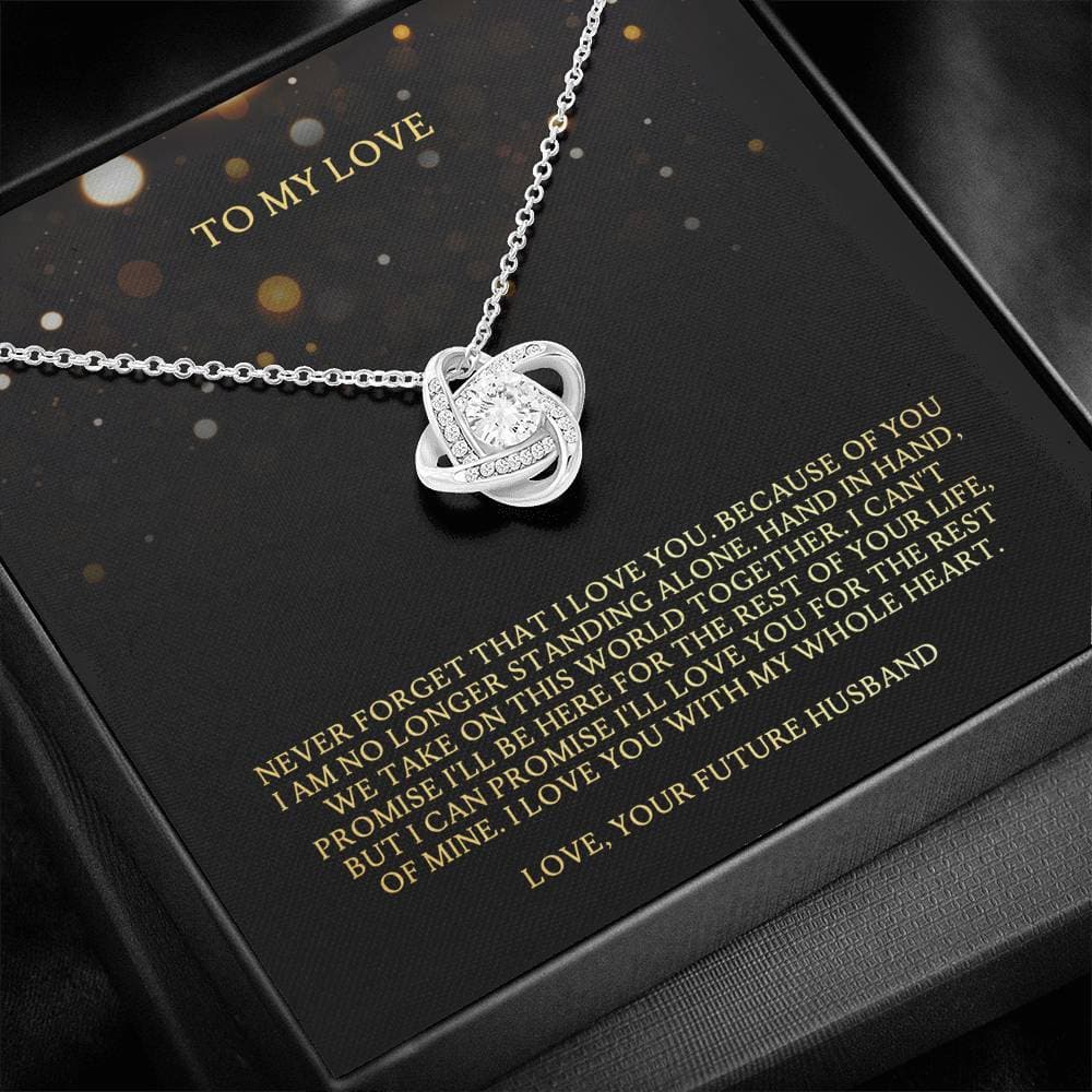 To My Love From Your Future Husband Love Knot Necklace - KDadorn