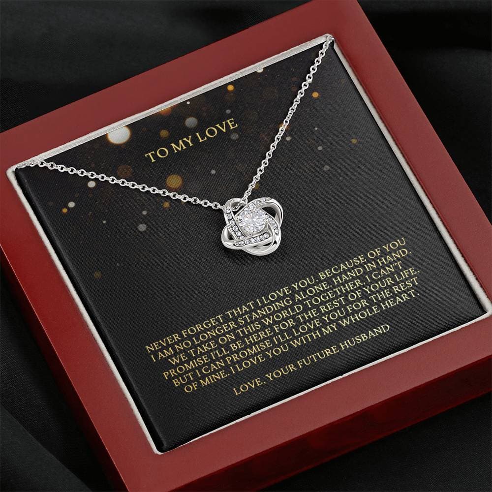 To My Love From Your Future Husband Love Knot Necklace - KDadorn