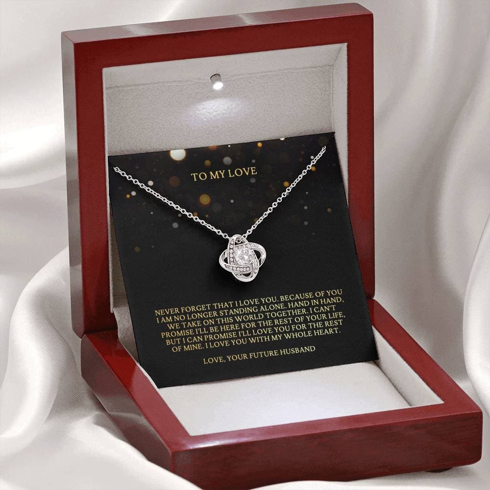 To My Love From Your Future Husband Love Knot Necklace - KDadorn