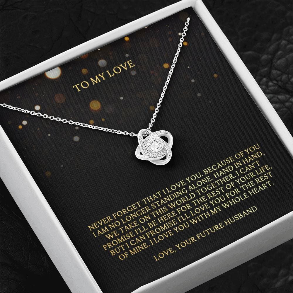 To My Love From Your Future Husband Love Knot Necklace - KDadorn