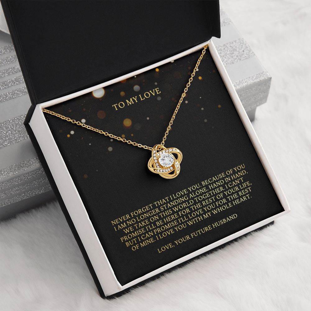 To My Love From Your Future Husband Love Knot Necklace - KDadorn