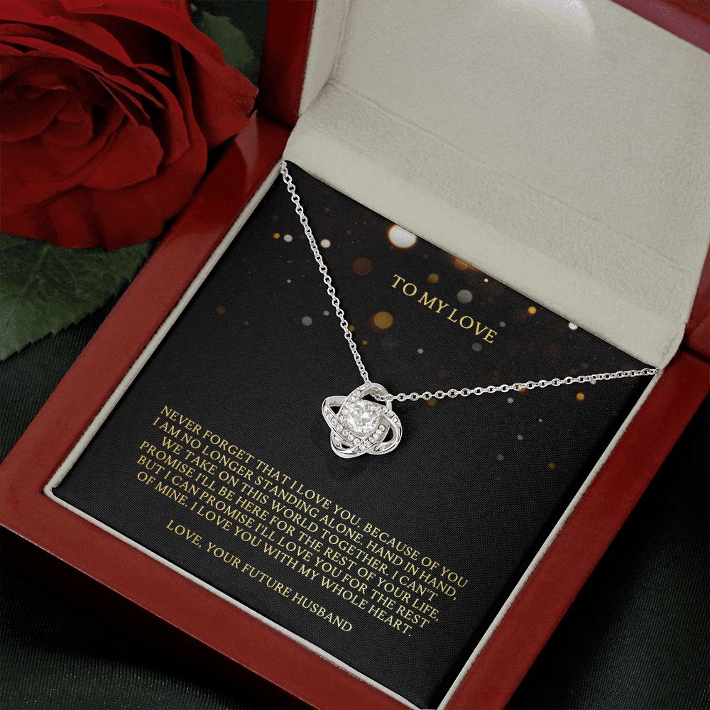 To My Love From Your Future Husband Love Knot Necklace - KDadorn