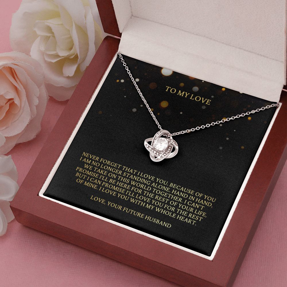 To My Love From Your Future Husband Love Knot Necklace - KDadorn