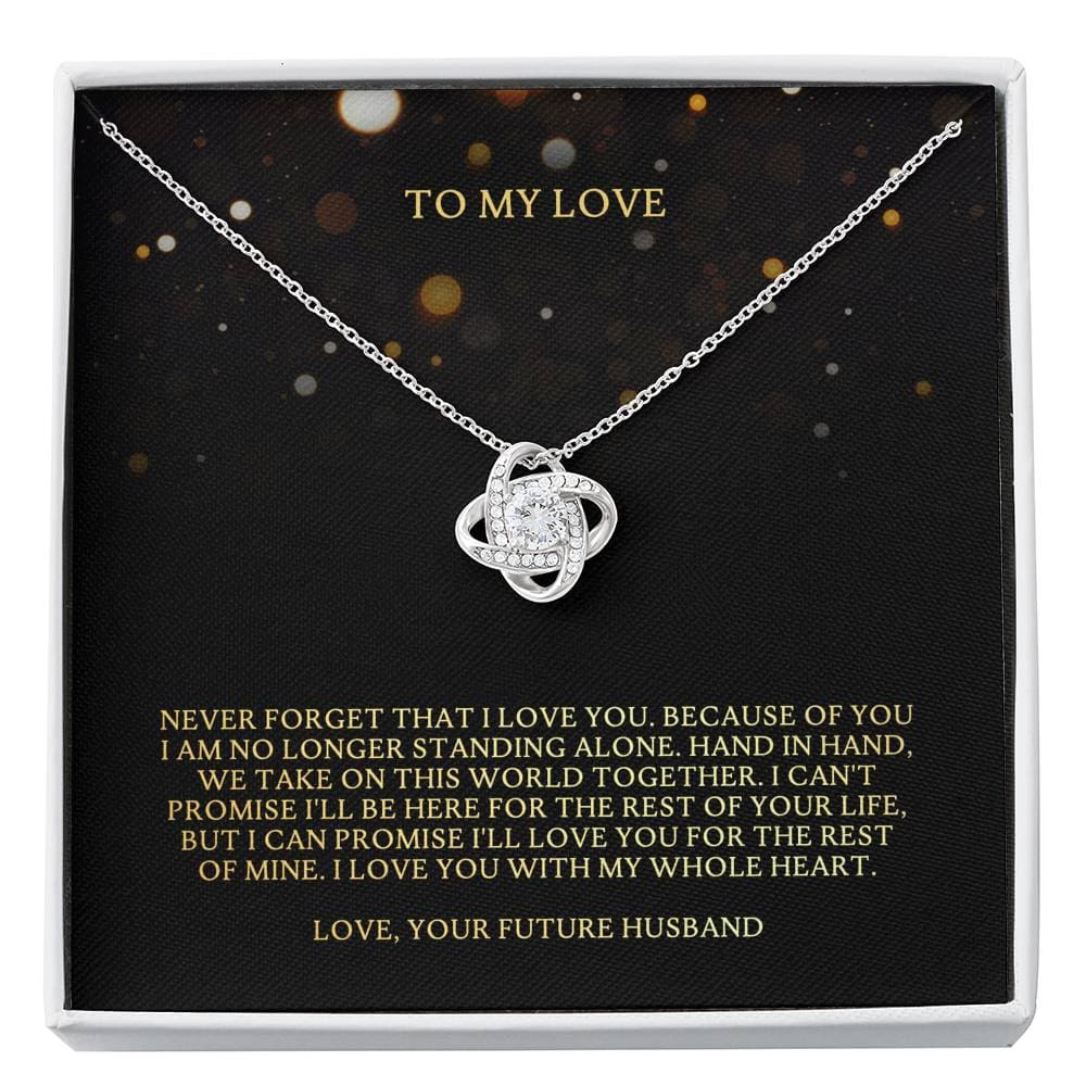To My Love From Your Future Husband Love Knot Necklace - KDadorn