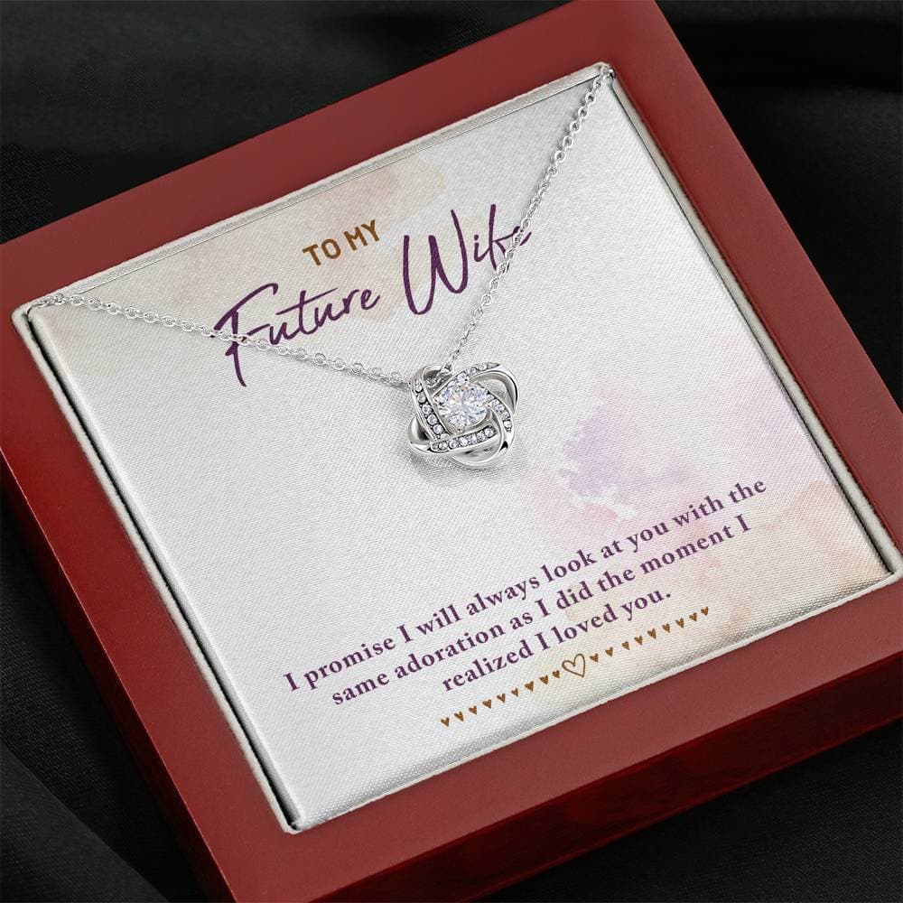 To My Future Wife Love Knot Necklace - KDadorn
