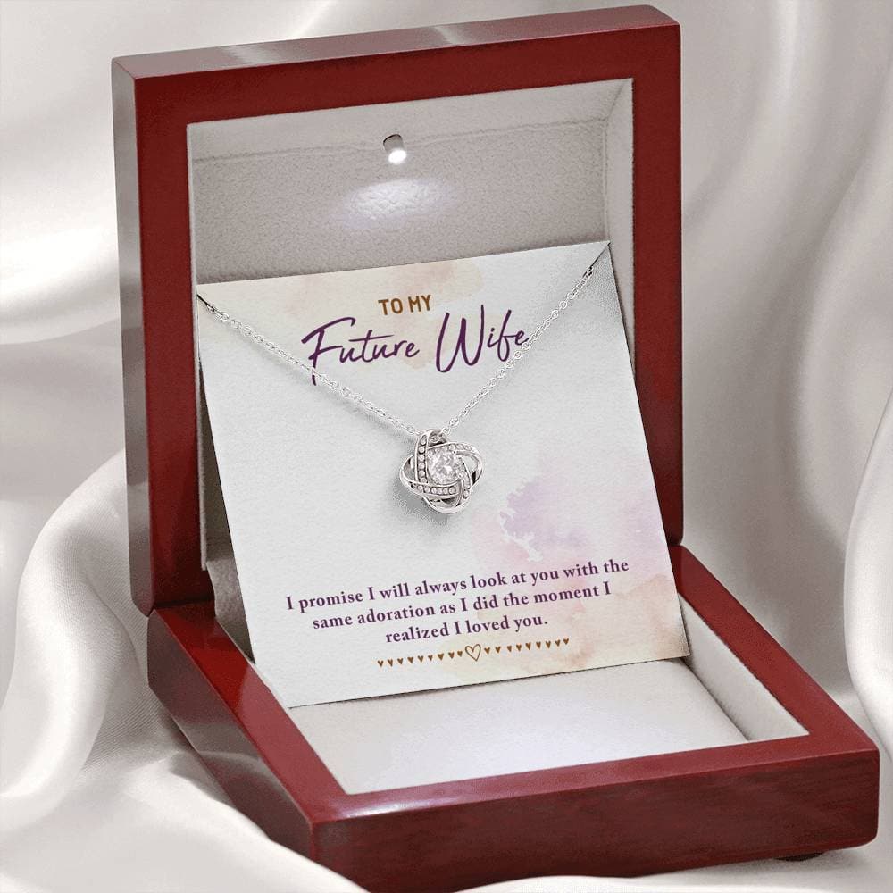 To My Future Wife Love Knot Necklace - KDadorn