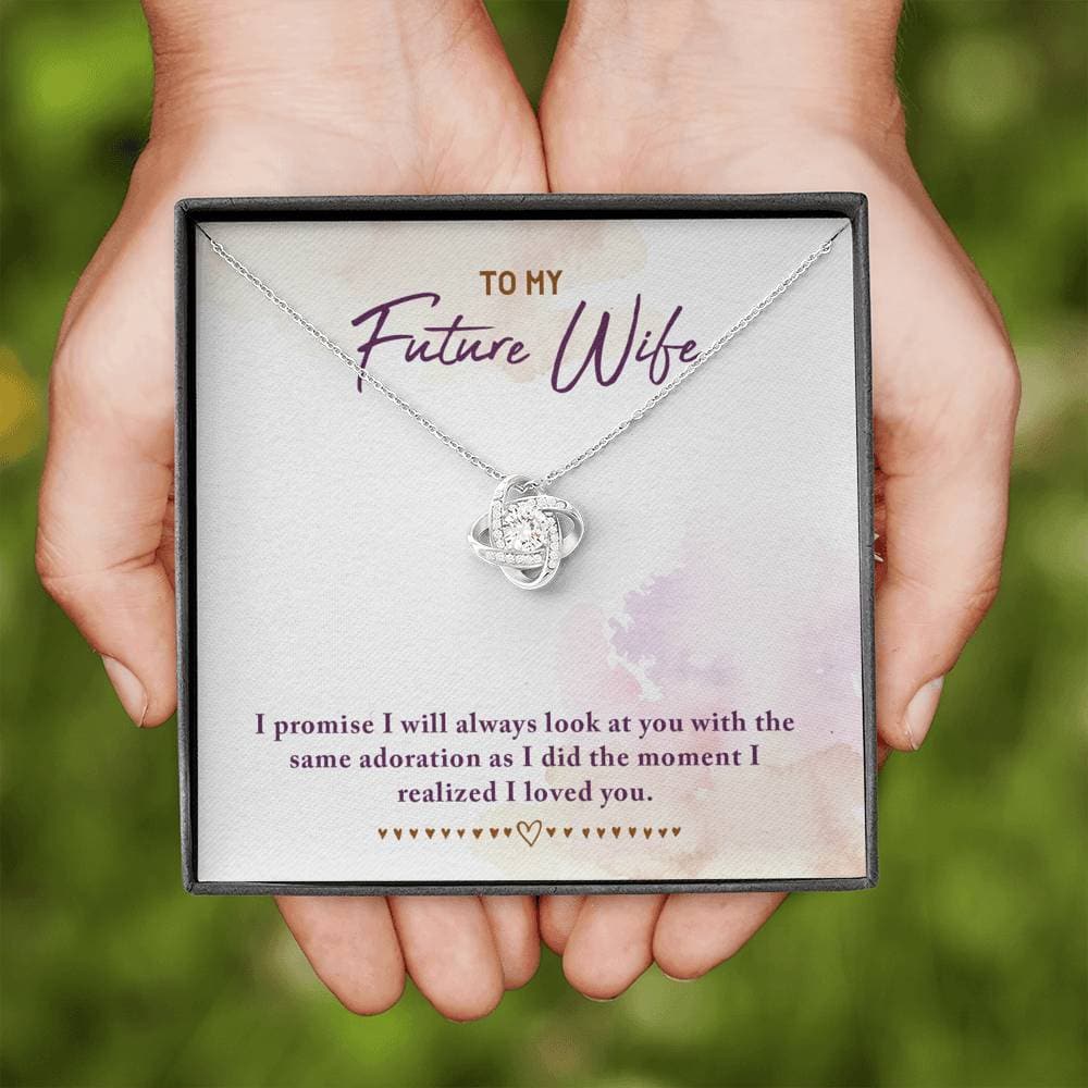 To My Future Wife Love Knot Necklace - KDadorn