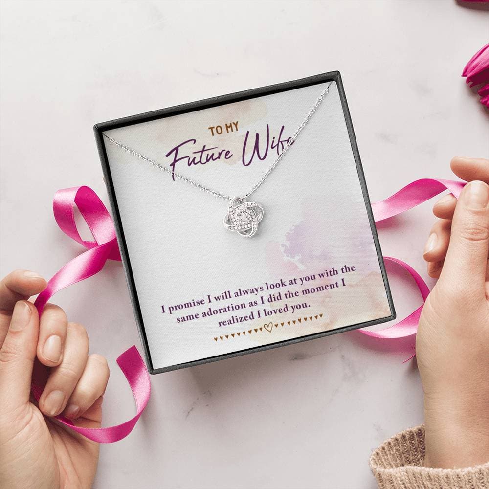 To My Future Wife Love Knot Necklace - KDadorn