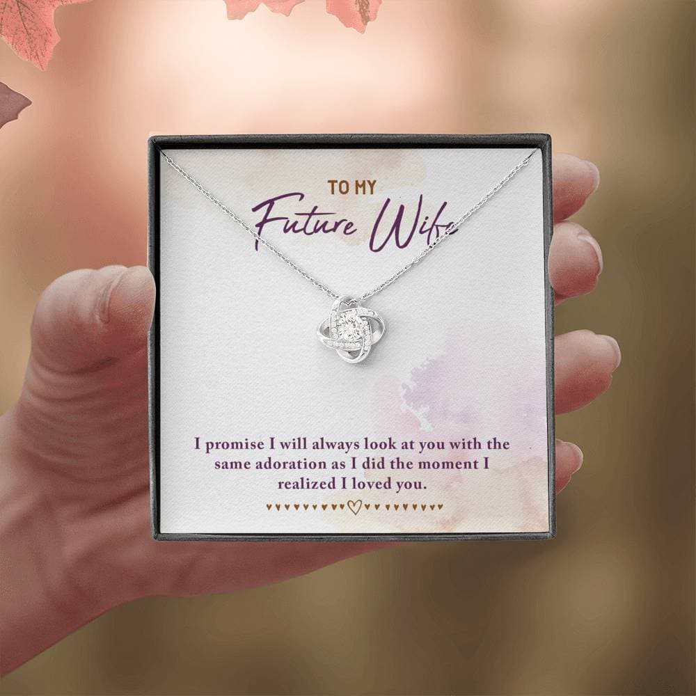To My Future Wife Love Knot Necklace - KDadorn