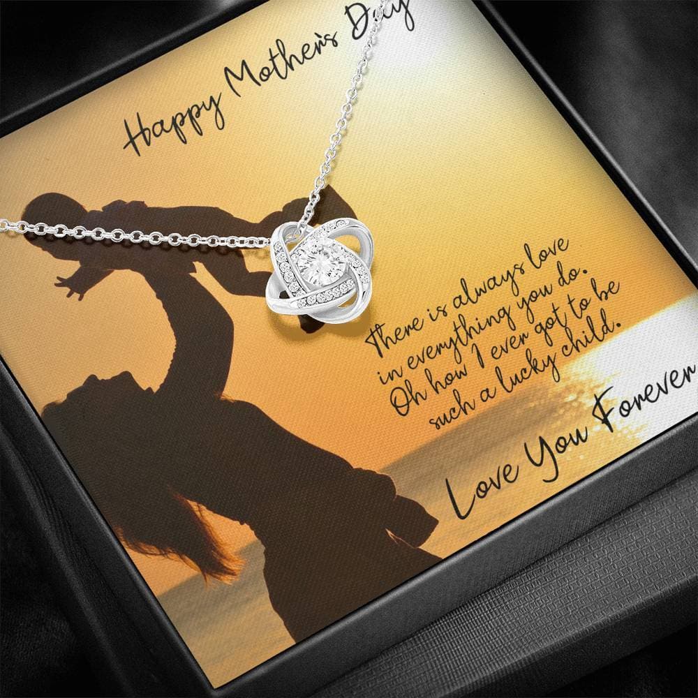 Love in Everything You Do Mother's Day Love Knot Necklace - KDadorn