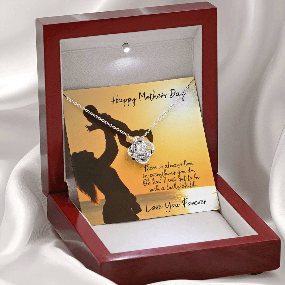 Love in Everything You Do Mother's Day Love Knot Necklace - KDadorn