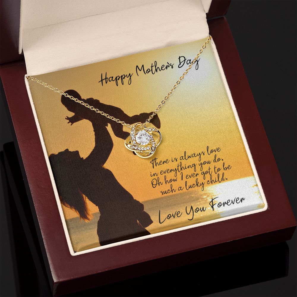 Love in Everything You Do Mother's Day Love Knot Necklace - KDadorn
