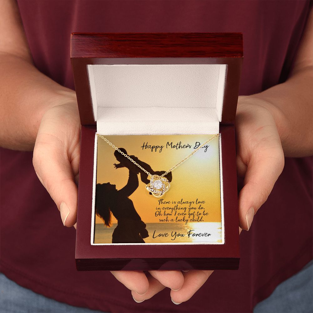 Love in Everything You Do Mother's Day Love Knot Necklace - KDadorn