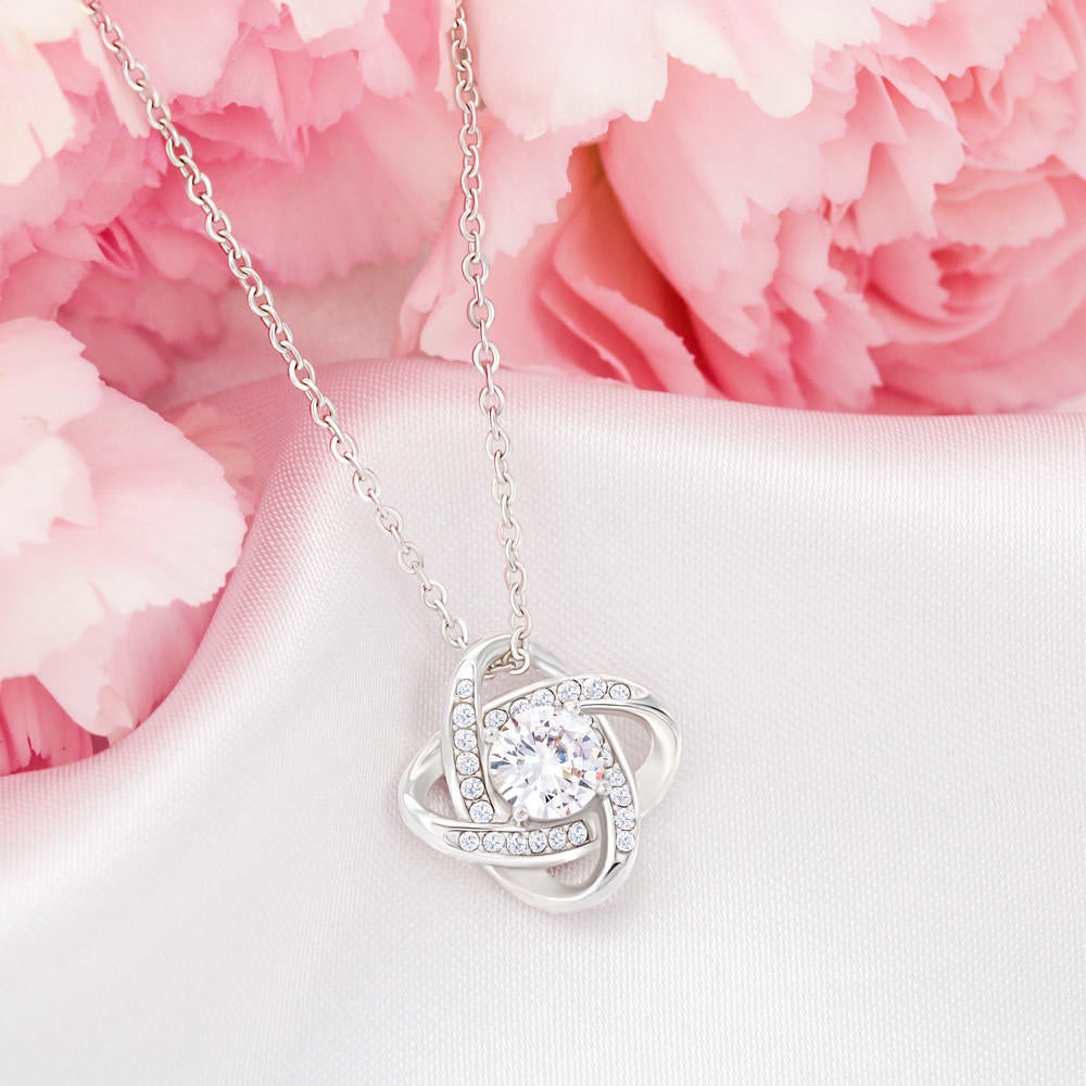 To My Love I'd Rather Be Love Knot Necklace - KDadorn