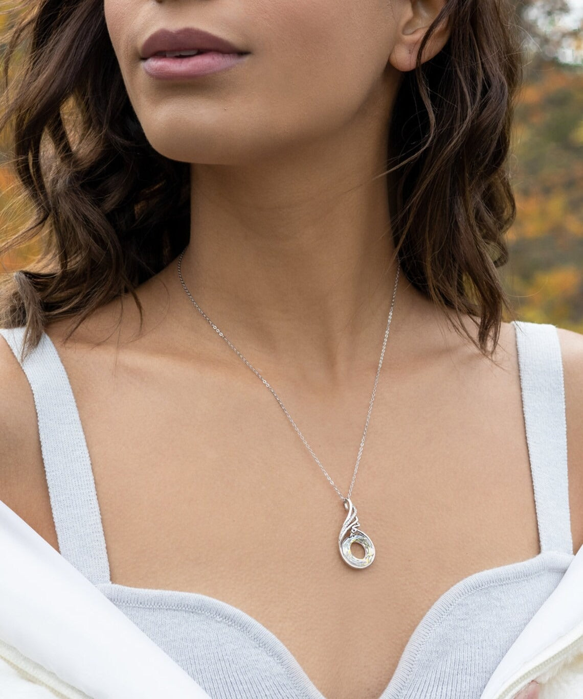 To My Cycling Mom Rising Phoenix Necklace Never Forget That I Wheelie Love You Mothers Necklace - KDadorn