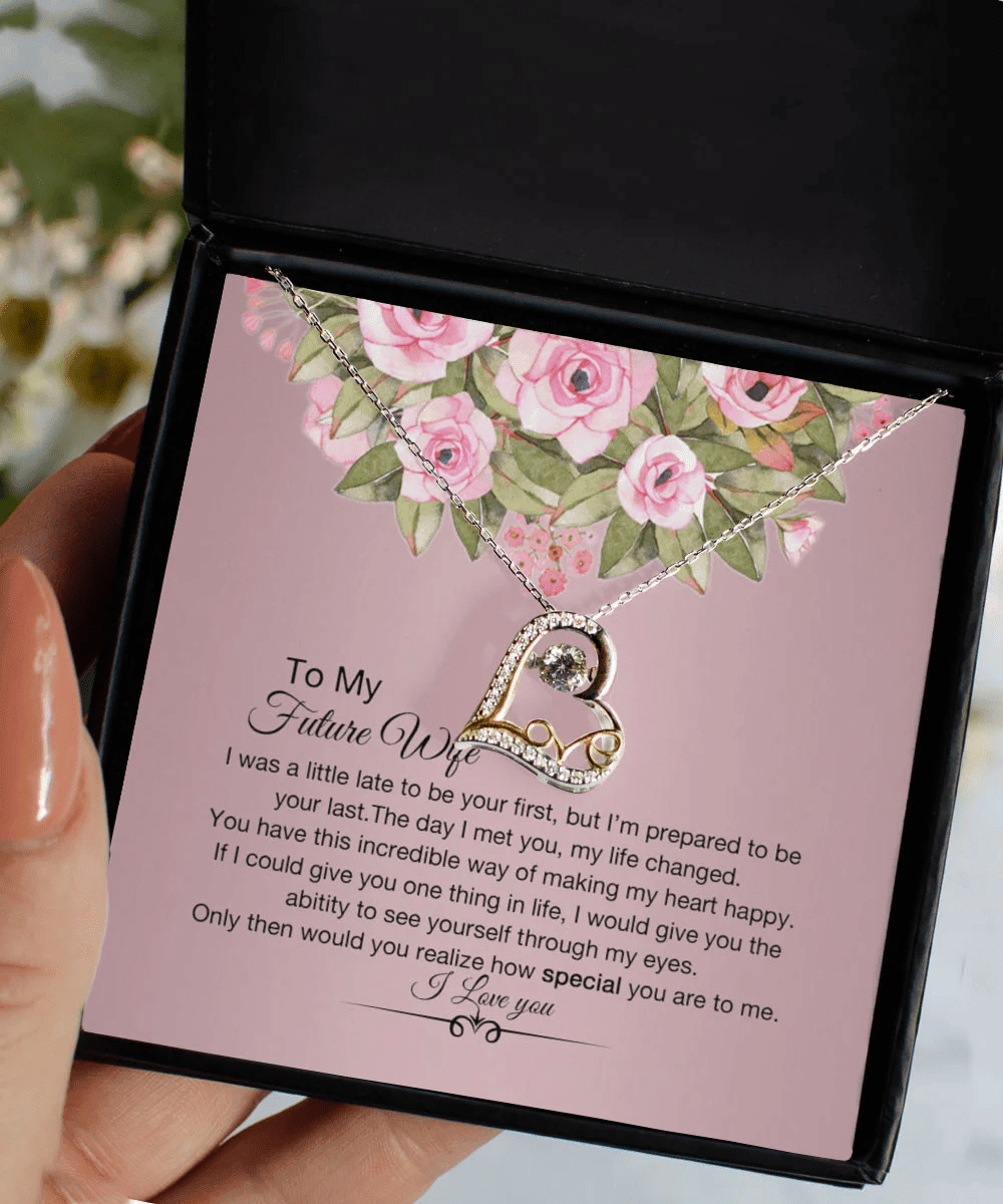 Wife Necklace I Am Prepared To Be Your Last Gift For Wife Love Dancing Necklace Toptrendygear