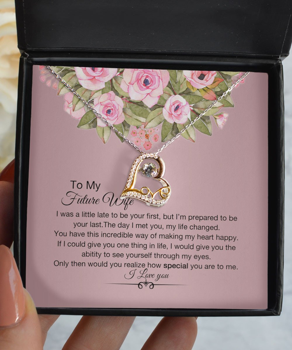 Wife Necklace I Am Prepared To Be Your Last Gift For Wife Love Dancing Necklace Toptrendygear
