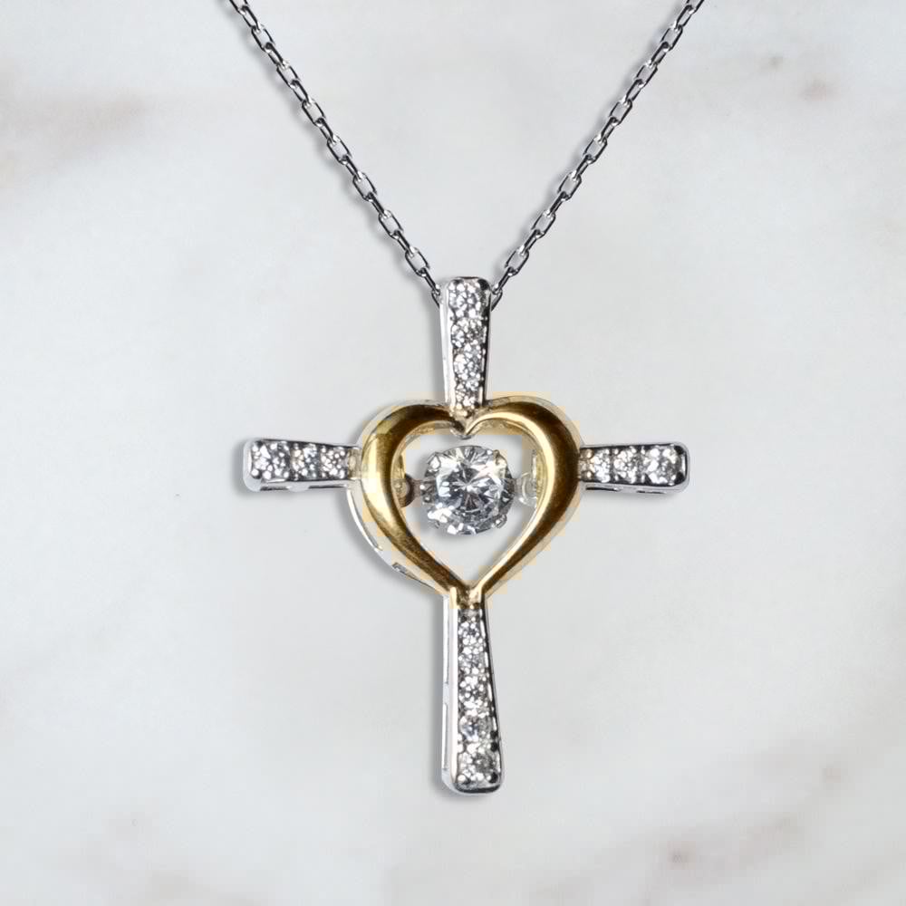 To Gorgeous I Promise To Do Everything I Can Cross Dancing Necklace