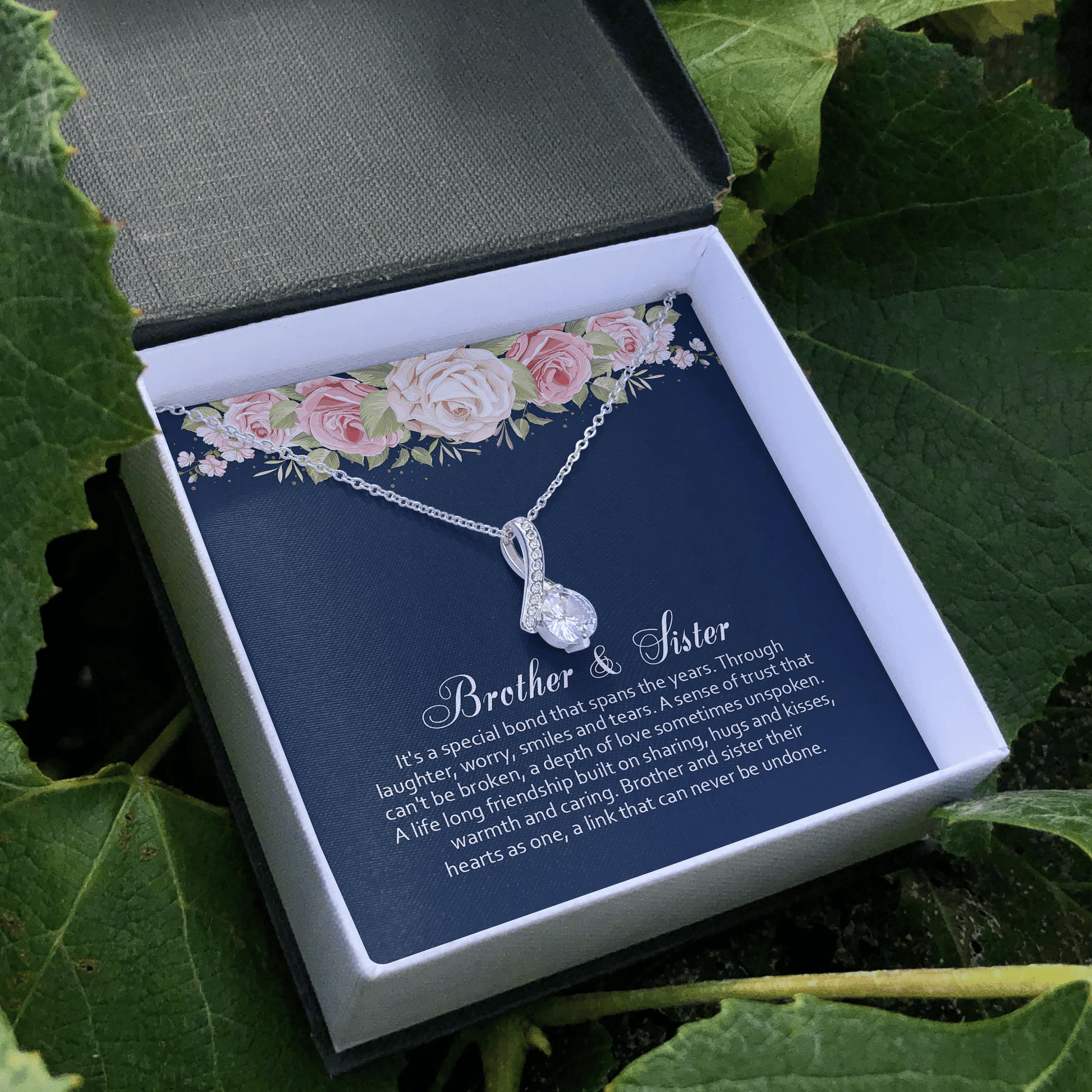 Brother Gift For Sister It's A Special Bond Alluring Beauty Necklace