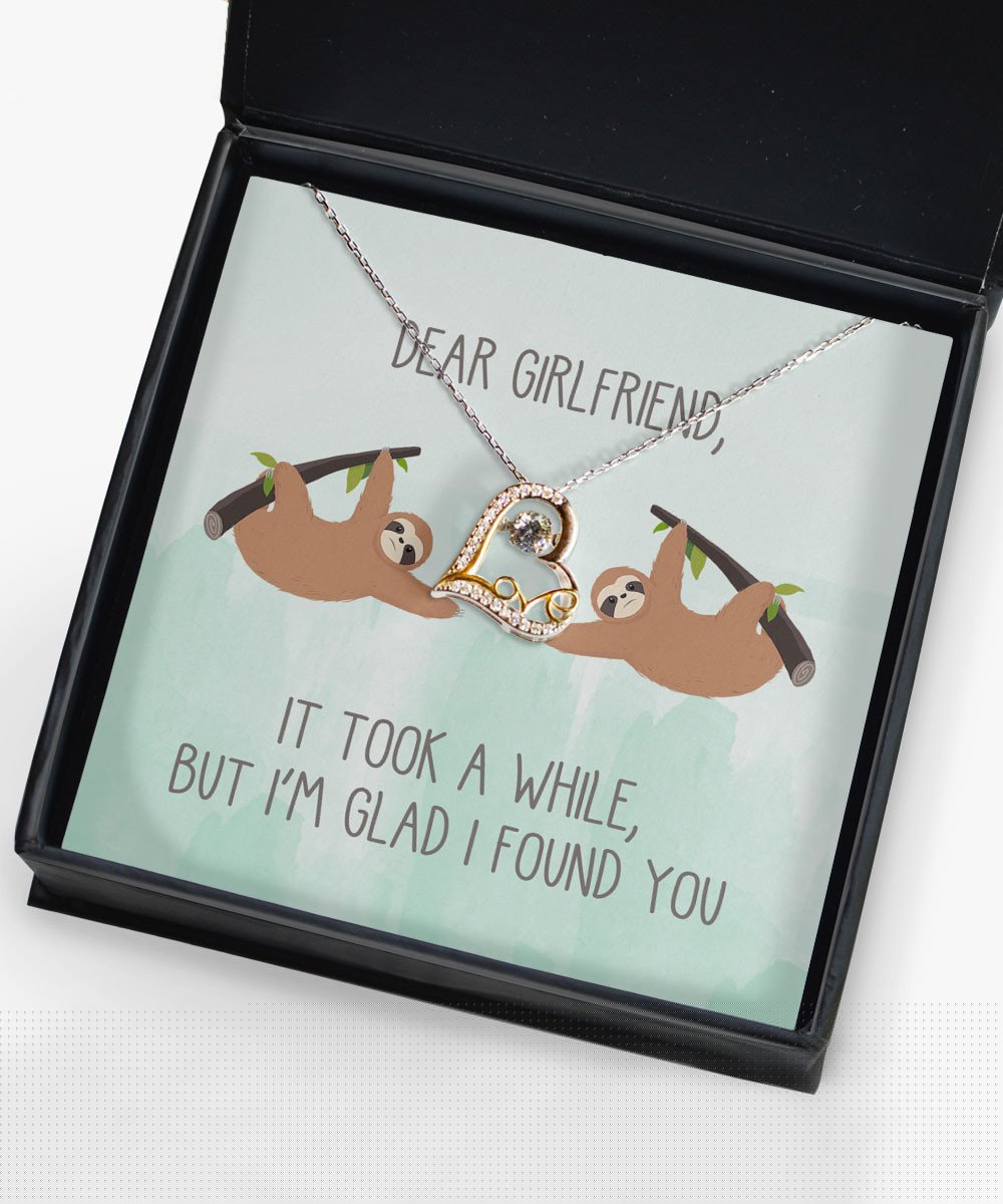 Necklaces For Your Girlfriend It Took A While But I Am Glad I Found You Cute Gifts For Girlfriend Love Dancing Necklace Toptrendygear