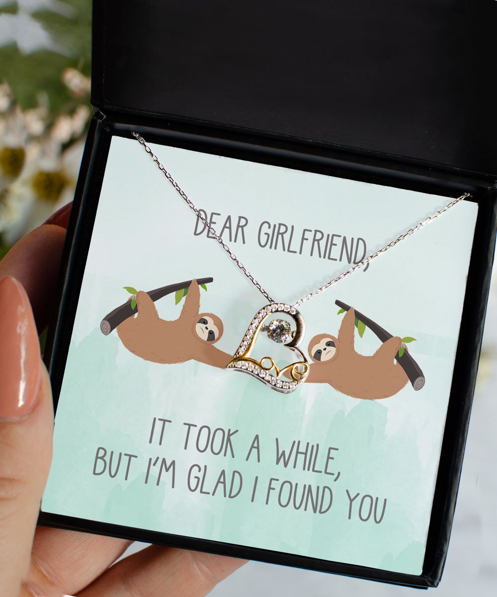 Necklaces For Your Girlfriend It Took A While But I Am Glad I Found You Cute Gifts For Girlfriend Love Dancing Necklace Toptrendygear