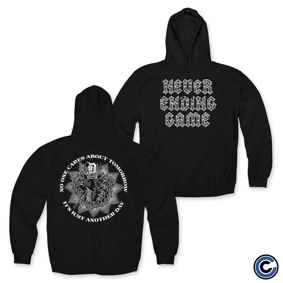 Never Ending Game "No One Cares" Hoodie