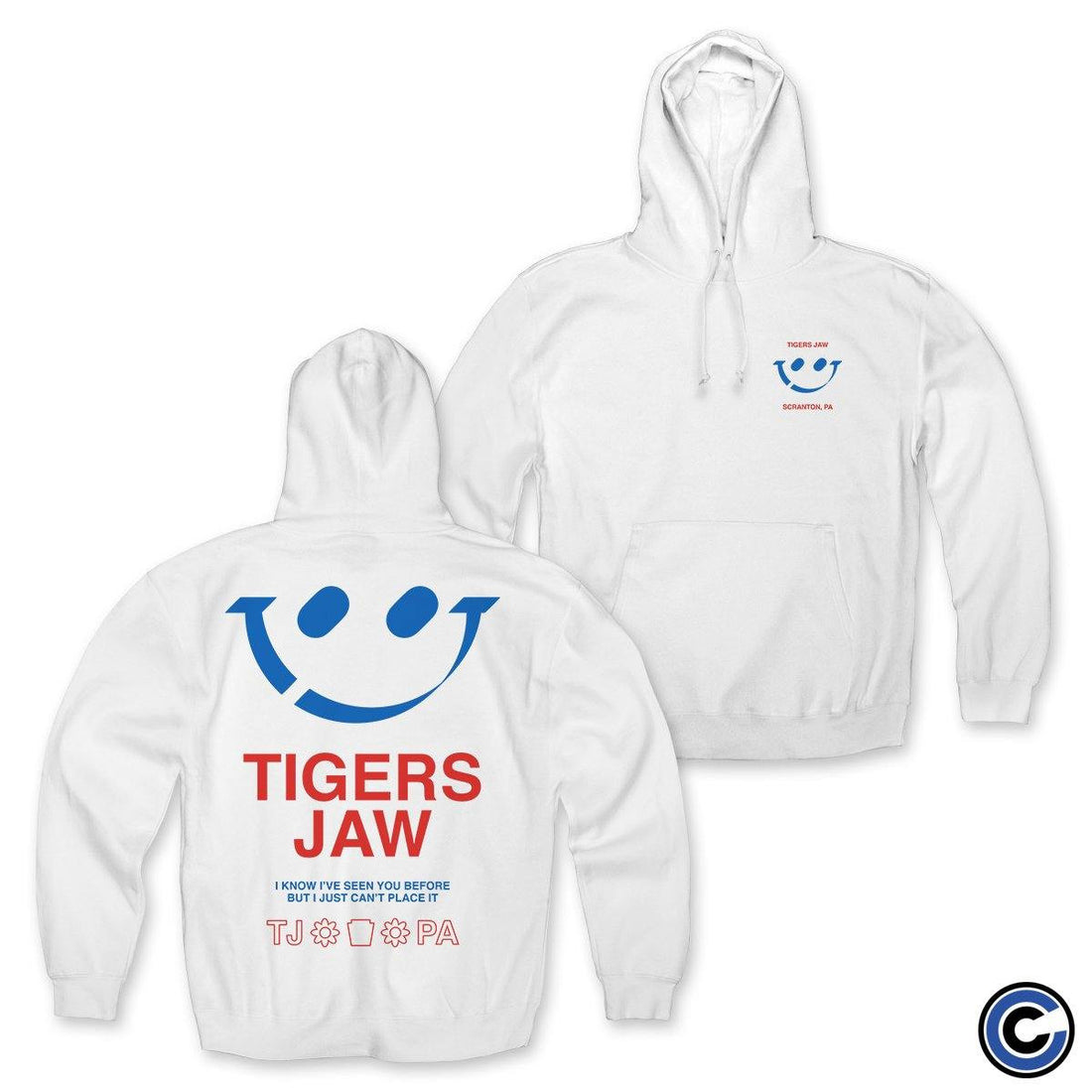 Tigers Jaw "Smiley" Hoodie