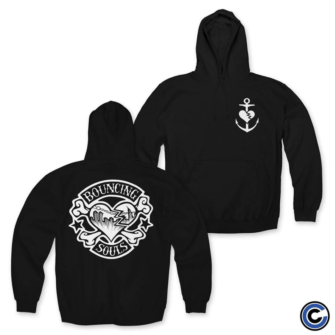 The Bouncing Souls "Rocker Heart" Hoodie