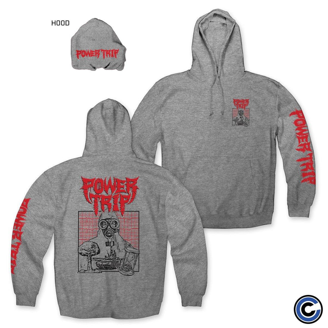 Power Trip "Gas Mask" Hoodie