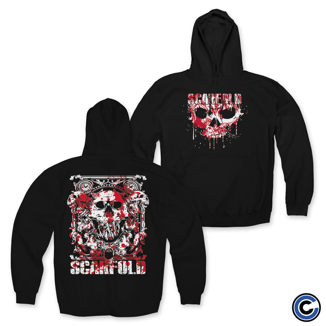 Scarfold "Skull" Hoodie
