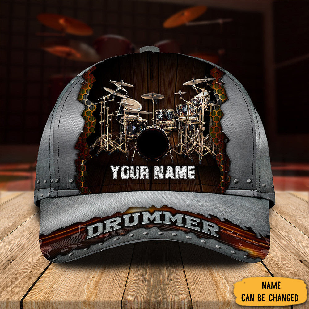 Personalized Drummer Hat Drum Players Customized Hat Gifts For Drummers