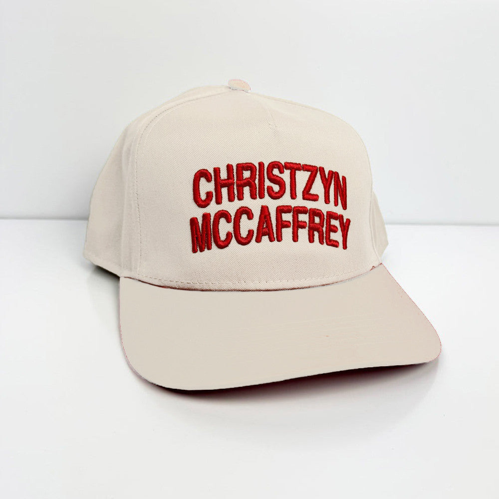 Christzyn McCaffrey Hat George Kittle Christian Mccaffrey Hat Gift For Fans
