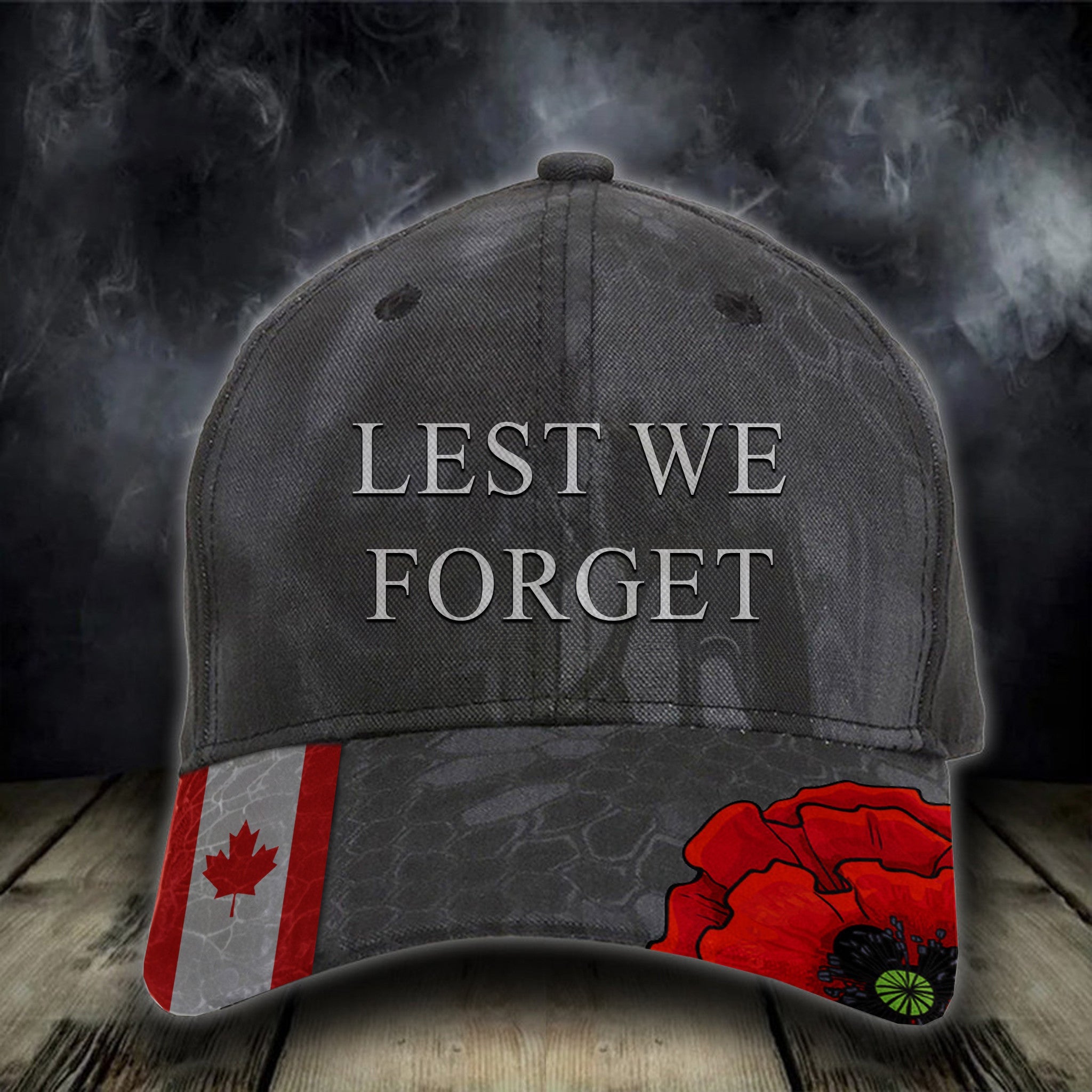 Canada Lest We Forget Hat Poppy Day Canadian Hat Memorial Gift Ideas