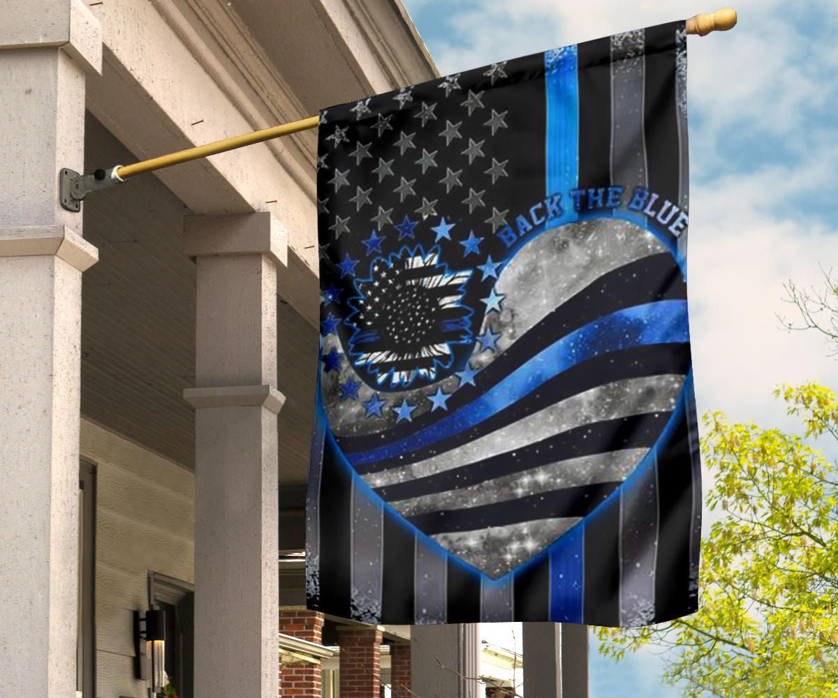 Thin Blue Line U.S Back The Blue Flag Blue Lives Matter Support Police Our Law Enforcement Flag