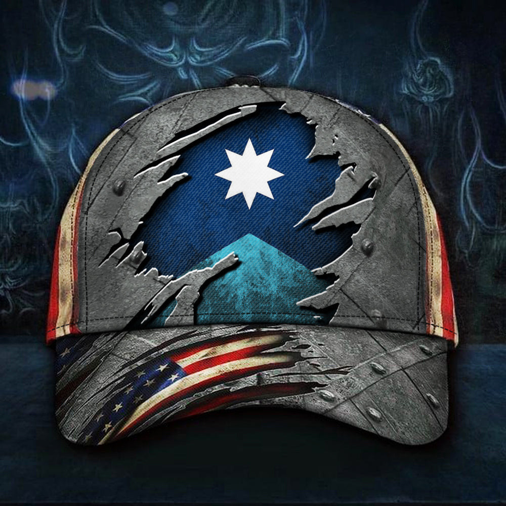 Minnesota New Flag Hat Vintage Patriotic Mn Flag Redesign USA Baseball Cap Gift