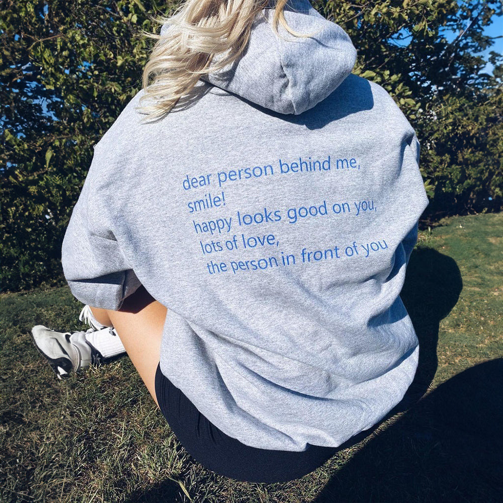 Dear Person Behind Me Hoodie Mental Health Awareness Hoodie Gift Ideas