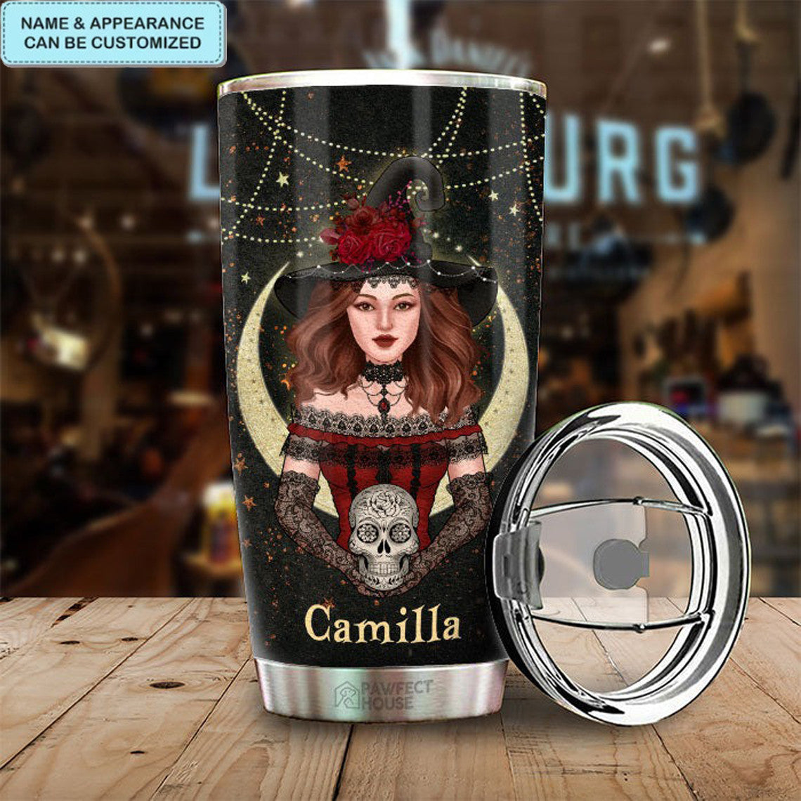 Custom What We Think We Become Tumbler 2024 Happy Witch Tumbler Cute Halloween Gifts