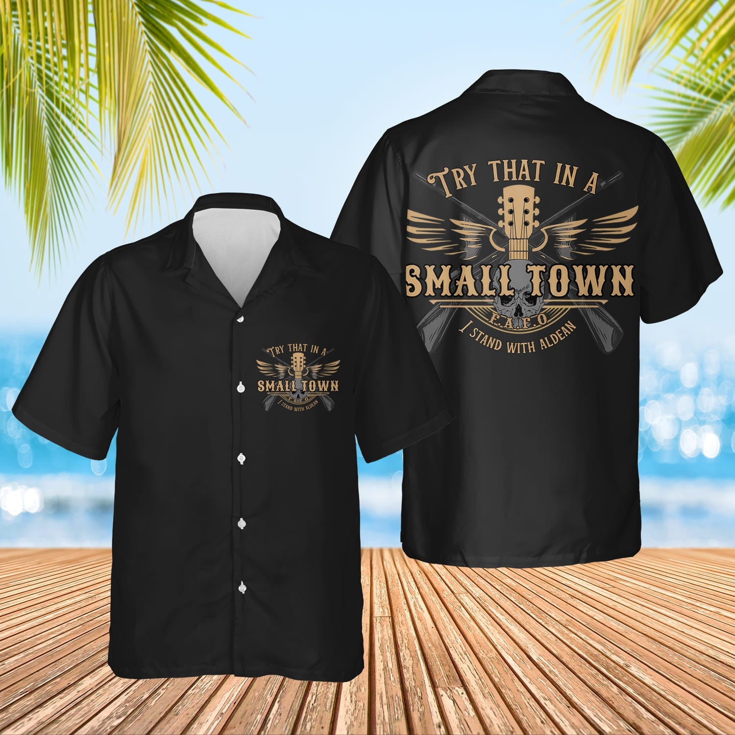 Try That In A Small Town Shirt FAFO I Stand With Aldean Try That In A Small Town T-Shirt