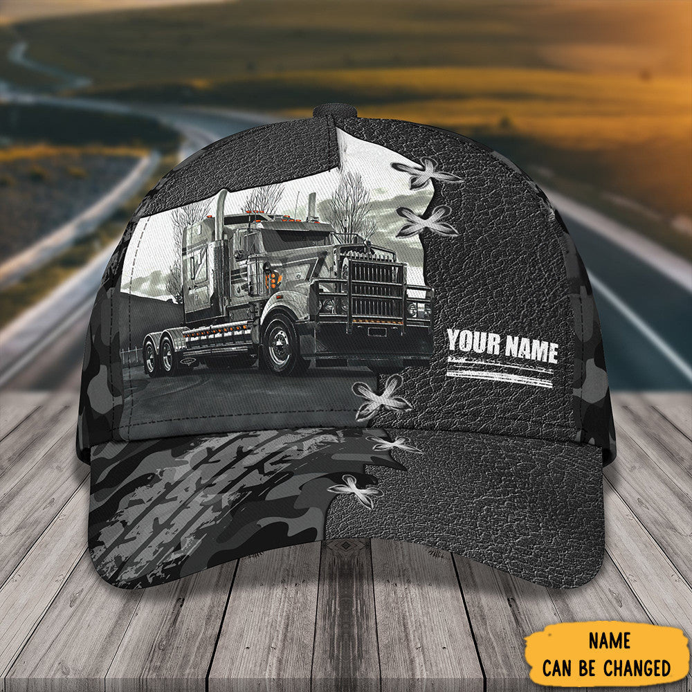 Personalized I'm A Veteran And A Trucker Hat Proud Of Military Driver Veteran Cap Gift