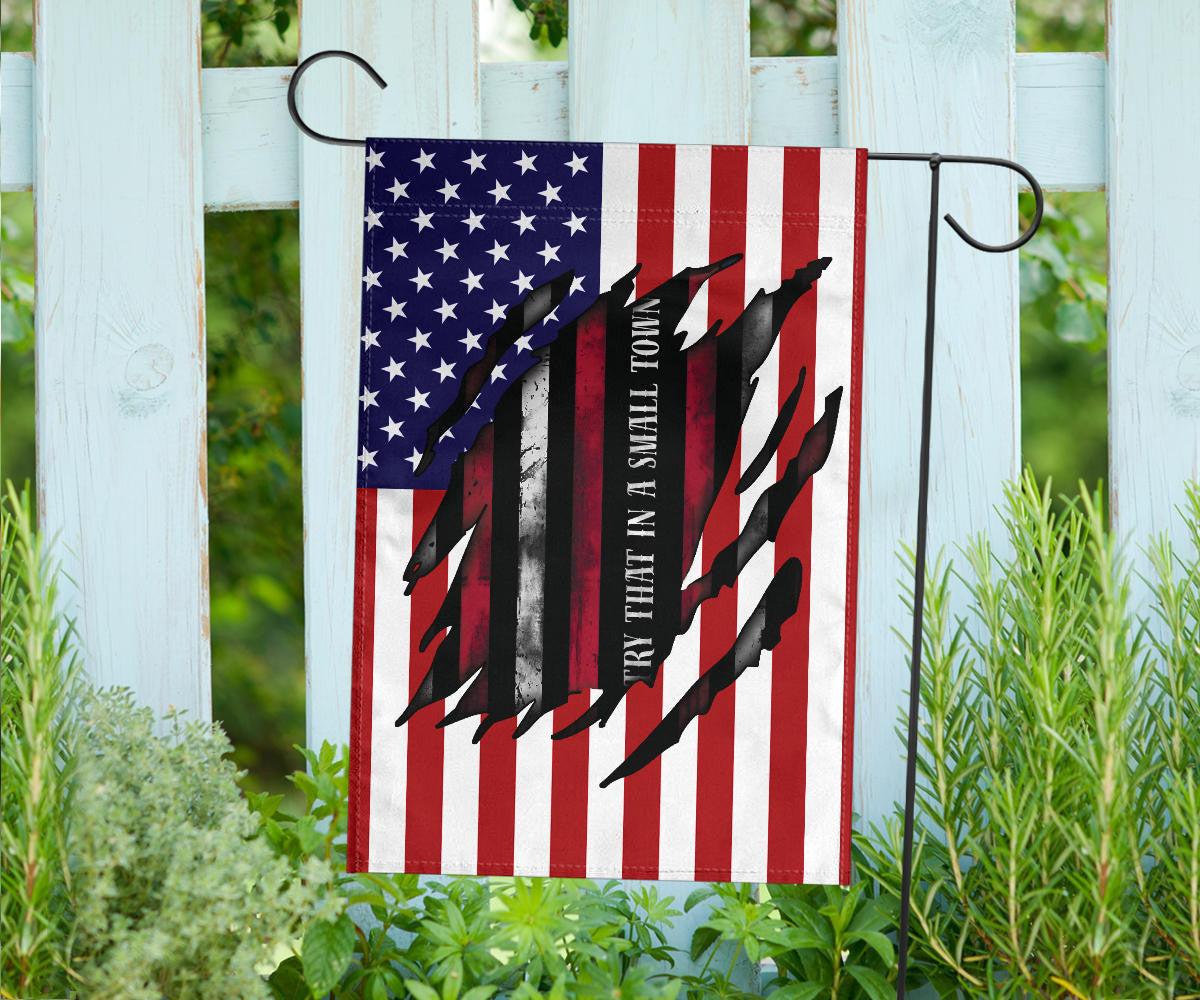 Try That In A Small Town Flag Inside American Flag Gun Supporters I Stand With Aldean