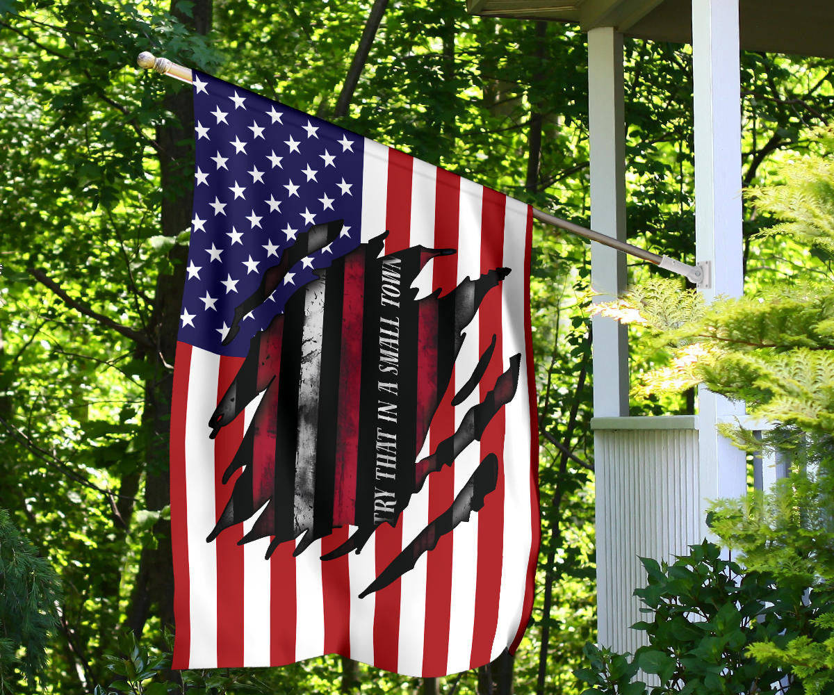 Try That In A Small Town Flag Inside American Flag Gun Supporters I Stand With Aldean
