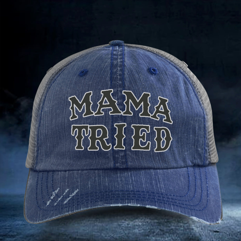 Mama Tried Hats Mama Tried 2024 Hat Merch Gifts For Music Lovers Fan
