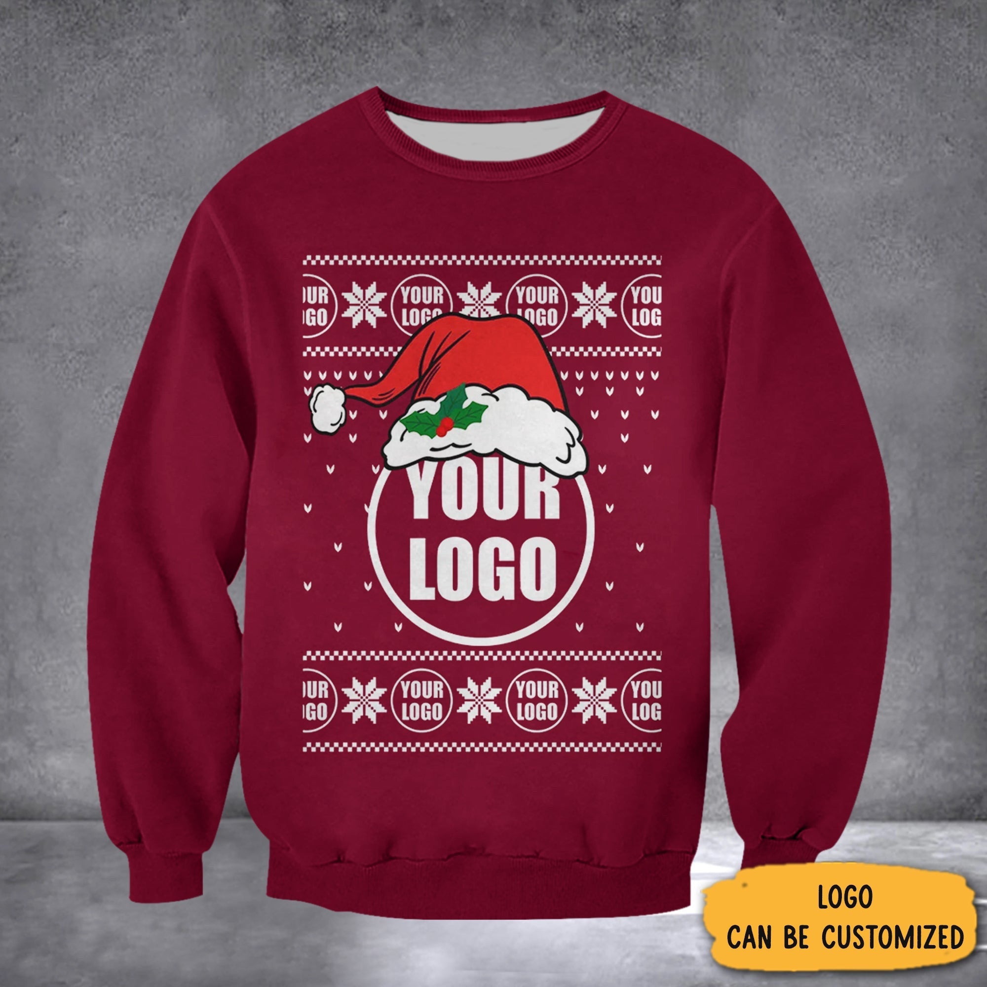 Personalized Photo Logo Sweatshirt Merry Christmas Sweatshirt Employee Christmas Gift Ideas 2024