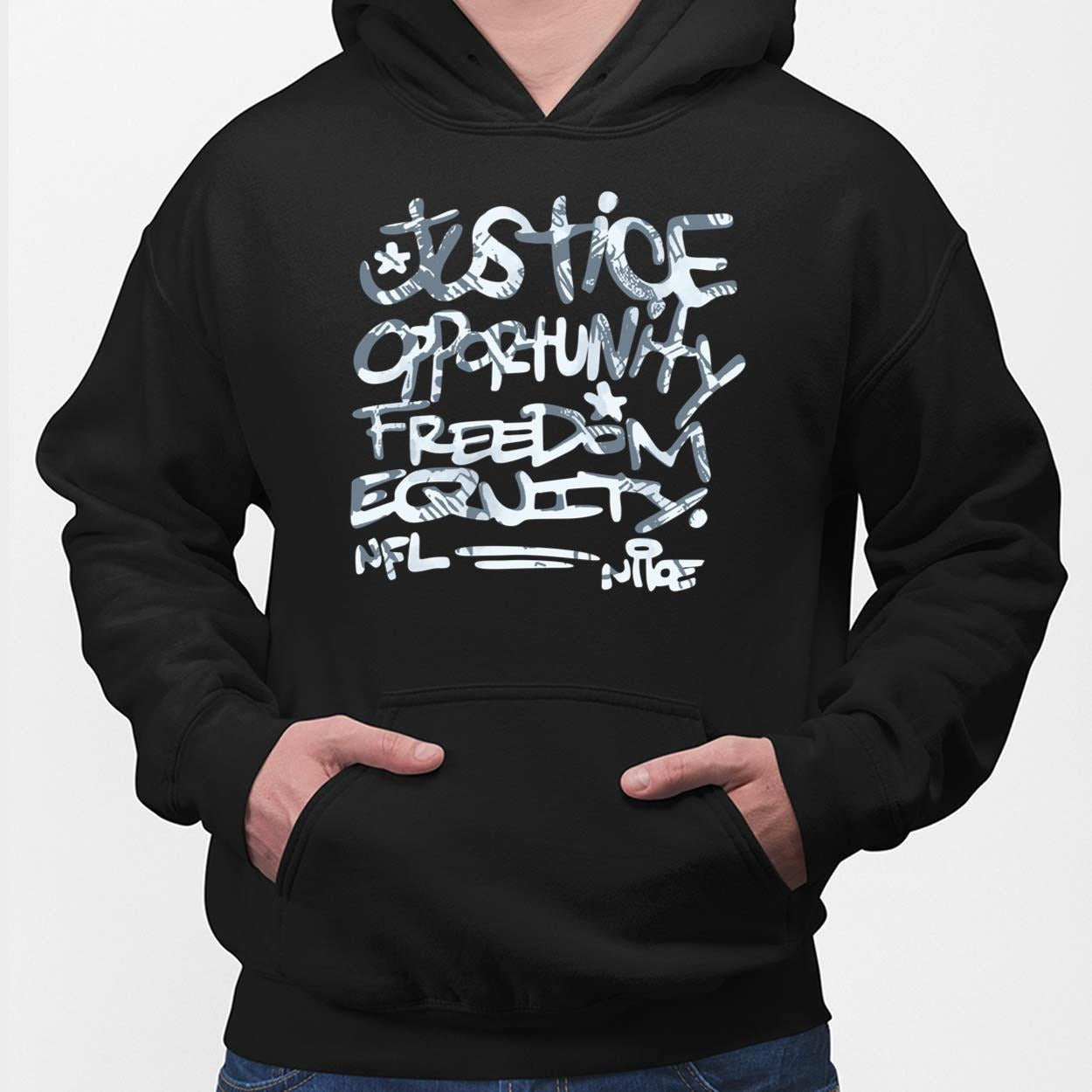Mike Tomlin Sweatshirt Tomlin Justice Opportunity Equity Freedom Shirt Mike Tomlin Justice Shirt