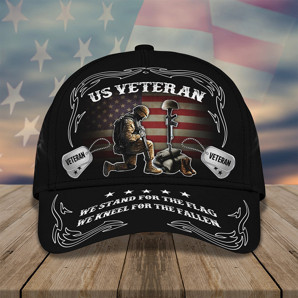Veteran Hat We Stand For Flag Kneel For The Kneel Military Thank You Gifts