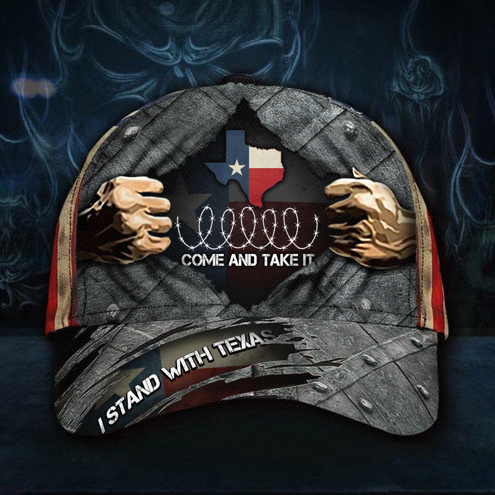 I Stand With Texas Hat Support Texas Old Vintage Hat Come And Take It Cap
