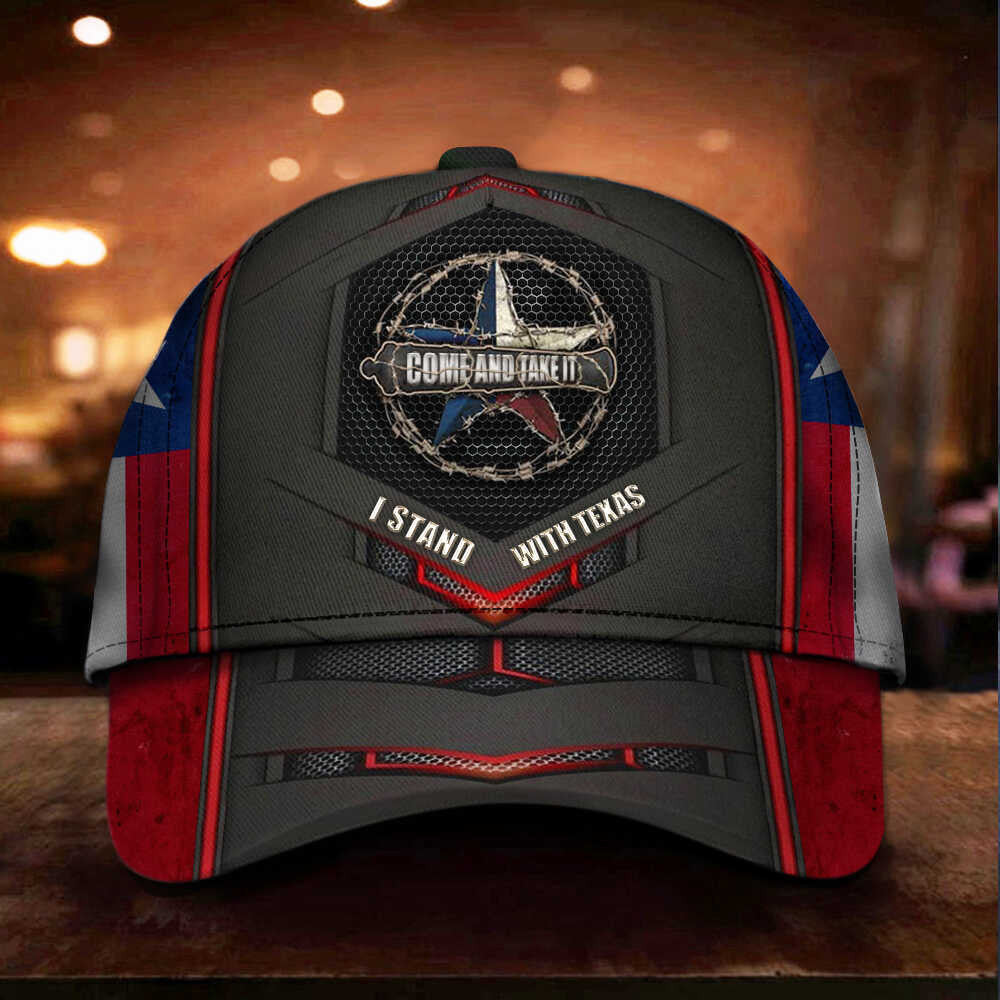I Stand With Texas Hat Come And Take It Barbed Wire Hat Political Merch Gifts For Texans