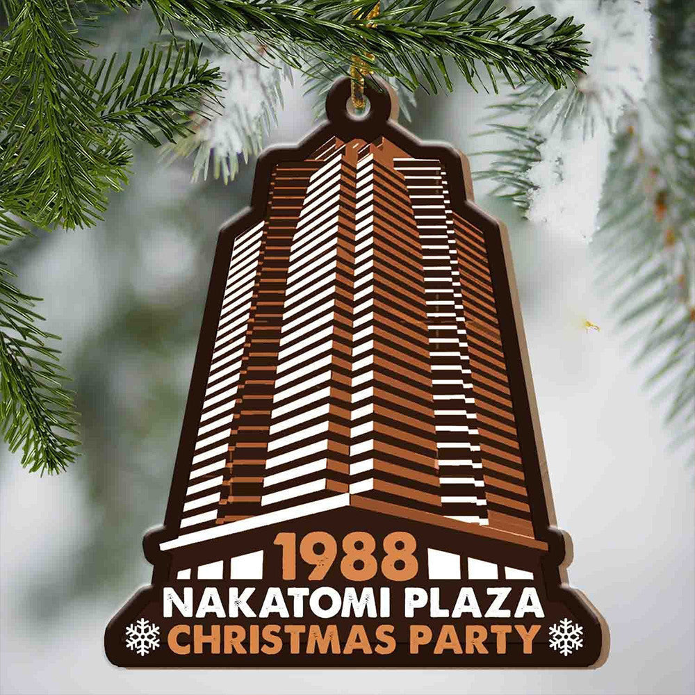 Nakatomi Plaza Christmas Party 1988 Ornament Shape Die Hard Nakatomi Plaza Christmas Ornament