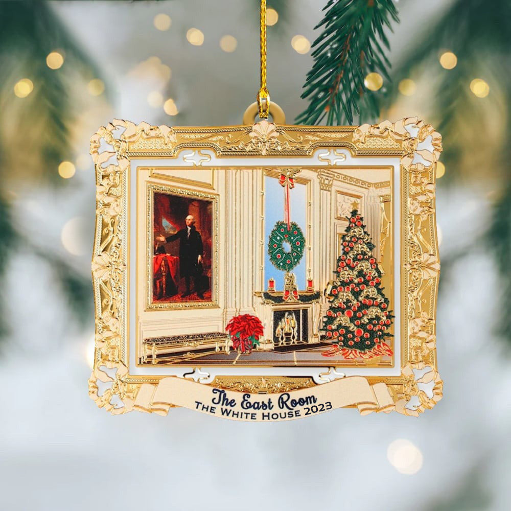 2024 White House Ornament The Easter Room White House Christmas Ornament 2024 Decoration